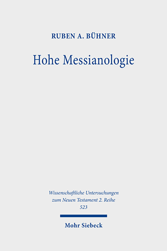 Cover Hohe Messianologie