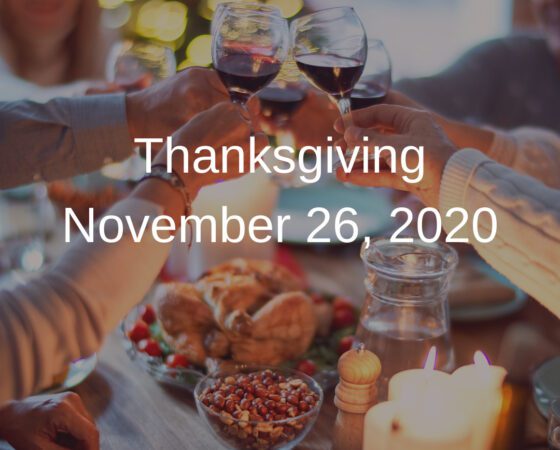 Day of Thanksgiving, 11/26/2020